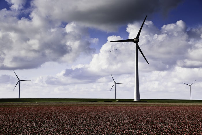 Windmolens in Flevoland
