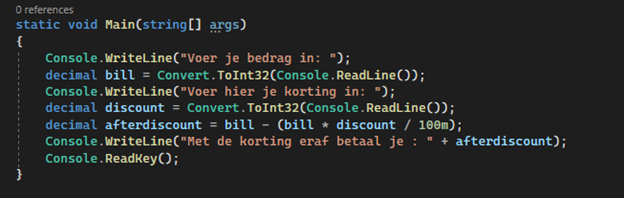 volledige code